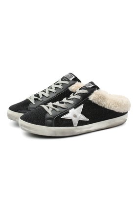Женские кожаные кеды subot GOLDEN GOOSE DELUXE BRAND черно-белого цвета по цене 41400 руб., арт. GWF00110.F000167 | Фото 1 Женские кожаные кеды subot GOLDEN GOOSE DELUXE BRAND черно-белого цвета, арт. GWF00110.F000167 | Фото 1