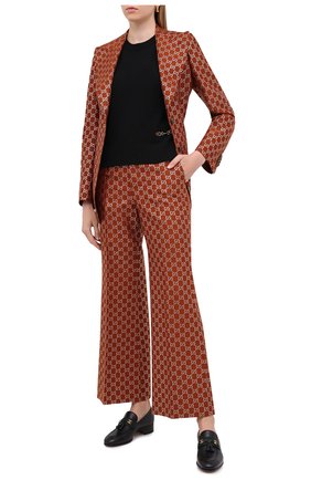 Женский кашемировый пуловер GUCCI черного цвета по цене 97200 руб., арт. 628389/XKBH9 | Фото 2 Женский кашемировый пуловер GUCCI черного цвета, арт. 628389/XKBH9 | Фото 2