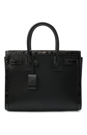 Женская сумка sac de jour из кожи каймана SAINT LAURENT черного цвета по цене 262500 руб., арт. 400631/0SXXW/CCR0 | Фото 1 Женская сумка sac de jour из кожи каймана SAINT LAURENT черного цвета, арт. 400631/0SXXW/CCR0 | Фото 1