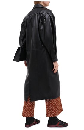 Женские текстильные кеды tennis 1977 GUCCI черного цвета по цене 48900 руб., арт. 629241/H9H80 | Фото 2 Женские текстильные кеды tennis 1977 GUCCI черного цвета, арт. 629241/H9H80 | Фото 2