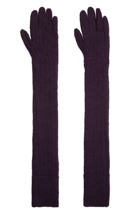Женские шерстяные перчатки DRIES VAN NOTEN фиолетового цвета по цене 29950 руб., арт. 202-12211-1703 | Фото 2 Женские шерстяные перчатки DRIES VAN NOTEN фиолетового цвета, арт. 202-12211-1703 | Фото 2