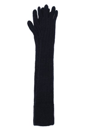 Женские шерстяные перчатки DRIES VAN NOTEN темно-синего цвета по цене 29950 руб., арт. 202-12211-1710 | Фото 1 Женские шерстяные перчатки DRIES VAN NOTEN темно-синего цвета, арт. 202-12211-1710 | Фото 1
