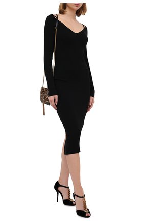 Женская текстильные туфли DOLCE & GABBANA черного цвета по цене 87000 руб., арт. CR1102/AW472 | Фото 2 Женская текстильные туфли DOLCE & GABBANA черного цвета, арт. CR1102/AW472 | Фото 2