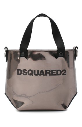 Женский сумка-шопер metallic mini DSQUARED2 бронзового цвета по цене 39750 руб., арт. SPW0036 10000001 | Фото 1 Женский сумка-шопер metallic mini DSQUARED2 бронзового цвета, арт. SPW0036 10000001 | Фото 1