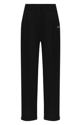Женские брюки OFF-WHITE черного цвета по цене 59700 руб., арт. 0WCA102E20FAB0021000 | Фото 1 Женские брюки OFF-WHITE черного цвета, арт. 0WCA102E20FAB0021000 | Фото 1