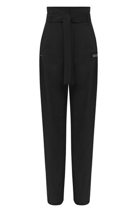 Женские брюки OFF-WHITE черного цвета по цене 62400 руб., арт. 0WCA114E20FAB0021000 | Фото 1 Женские брюки OFF-WHITE черного цвета, арт. 0WCA114E20FAB0021000 | Фото 1