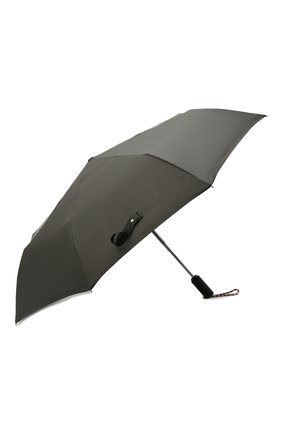 Женский складной зонт BURBERRY черного цвета, арт. 8033272 | Фото 2 (Материал: Текстиль, Синтетический материал)