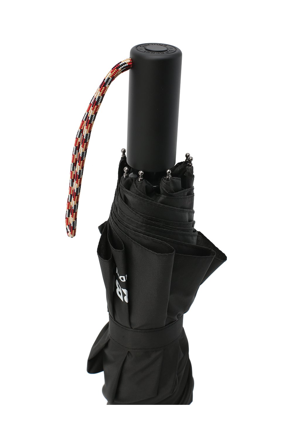 Женский складной зонт BURBERRY черного цвета, арт. 8033272 | Фото 5 (Материал: Текстиль, Синтетический материал)
