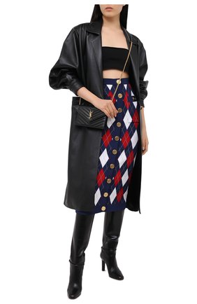 Женская юбка из вискозы BALMAIN разноцветного цвета по цене 142000 руб., арт. UF04484/K196 | Фото 2 Женская юбка из вискозы BALMAIN разноцветного цвета, арт. UF04484/K196 | Фото 2