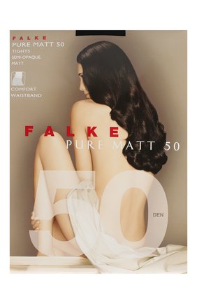 Женские колготки pure matt 50 FALKE черного цвета по цене 2440 руб., арт. 40150 | Фото 1 Женские колготки pure matt 50 FALKE черного цвета, арт. 40150 | Фото 1