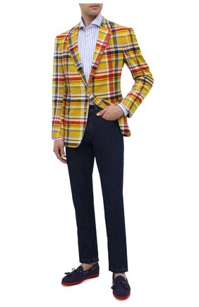 Мужские текстильные топсайдеры RALPH LAUREN синего цвета по цене 63350 руб., арт. 815795847 | Фото 2 Мужские текстильные топсайдеры RALPH LAUREN синего цвета, арт. 815795847 | Фото 2 (Материал внутренний: Натуральная кожа; Материал внешний: Текстиль; Мужское Кросс-КТ: Топсайдеры-обувь)