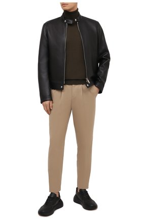 Мужской шерстяная водолазка DSQUARED2 хаки цвета по цене 33100 руб., арт. S71HA1065/S16794 | Фото 2 Мужской шерстяная водолазка DSQUARED2 хаки цвета, арт. S71HA1065/S16794 | Фото 2