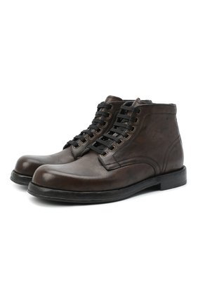Мужские кожаные ботинки perugino DOLCE & GABBANA серого цвета по цене 82250 руб., арт. A60306/AW765 | Фото 1 Мужские кожаные ботинки perugino DOLCE & GABBANA серого цвета, арт. A60306/AW765 | Фото 1
