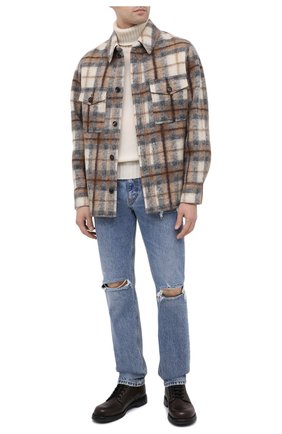 Мужские кожаные ботинки perugino DOLCE & GABBANA серого цвета по цене 82250 руб., арт. A60306/AW765 | Фото 2 Мужские кожаные ботинки perugino DOLCE & GABBANA серого цвета, арт. A60306/AW765 | Фото 2
