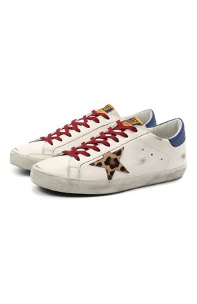 Мужские кожаные кеды superstar GOLDEN GOOSE DELUXE BRAND белого цвета по цене 36200 руб., арт. GMF00101.F000586 | Фото 1 Мужские кожаные кеды superstar GOLDEN GOOSE DELUXE BRAND белого цвета, арт. GMF00101.F000586 | Фото 1
