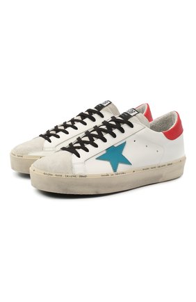 Мужские кожаные кеды hi star GOLDEN GOOSE DELUXE BRAND белого цвета по цене 34900 руб., арт. GMF00118.F000392 | Фото 1 Мужские кожаные кеды hi star GOLDEN GOOSE DELUXE BRAND белого цвета, арт. GMF00118.F000392 | Фото 1