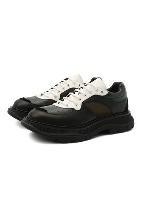 Мужские кожаные кроссовки ALEXANDER MCQUEEN разноцветного цвета по цене 54300 руб., арт. 627222/WHRH4 | Фото 1 Мужские кожаные кроссовки ALEXANDER MCQUEEN разноцветного цвета, арт. 627222/WHRH4 | Фото 1