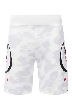 Мужские хлопковые шорты BAPE белого цвета по цене 25450 руб., арт. 1G80153010 | Фото 1 Мужские хлопковые шорты BAPE белого цвета, арт. 1G80153010 | Фото 1