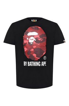 Мужская хлопковая футболка BAPE черного цвета по цене 8945 руб., арт. 1G80110011 | Фото 1 Мужская хлопковая футболка BAPE черного цвета, арт. 1G80110011 | Фото 1