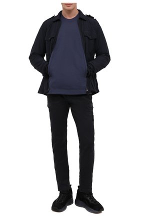 Мужской свитшот STONE ISLAND темно-синего цвета по цене 23700 руб., арт. 731560740 | Фото 2 Мужской свитшот STONE ISLAND темно-синего цвета, арт. 731560740 | Фото 2