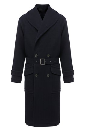 Мужской шерстяное пальто GIORGIO ARMANI темно-синего цвета по цене 255000 руб., арт. 0WG0L05L/J0038 | Фото 1 Мужской шерстяное пальто GIORGIO ARMANI темно-синего цвета, арт. 0WG0L05L/J0038 | Фото 1