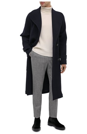 Мужской шерстяное пальто GIORGIO ARMANI темно-синего цвета по цене 255000 руб., арт. 0WG0L05L/J0038 | Фото 2 Мужской шерстяное пальто GIORGIO ARMANI темно-синего цвета, арт. 0WG0L05L/J0038 | Фото 2
