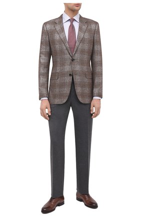 Мужская хлопковая сорочка CANALI синего цвета по цене 22700 руб., арт. NX05/GR01919 | Фото 2 Мужская хлопковая сорочка CANALI синего цвета, арт. NX05/GR01919 | Фото 2