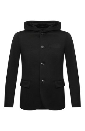 Мужской пиджак EMPORIO ARMANI черного цвета по цене 47600 руб., арт. 6H1GN6/1JEVZ | Фото 1 Мужской пиджак EMPORIO ARMANI черного цвета, арт. 6H1GN6/1JEVZ | Фото 1