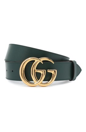 Мужской кожаный ремень GUCCI зеленого цвета по цене 34000 руб., арт. 406831/0YA0G | Фото 1 Мужской кожаный ремень GUCCI зеленого цвета, арт. 406831/0YA0G | Фото 1