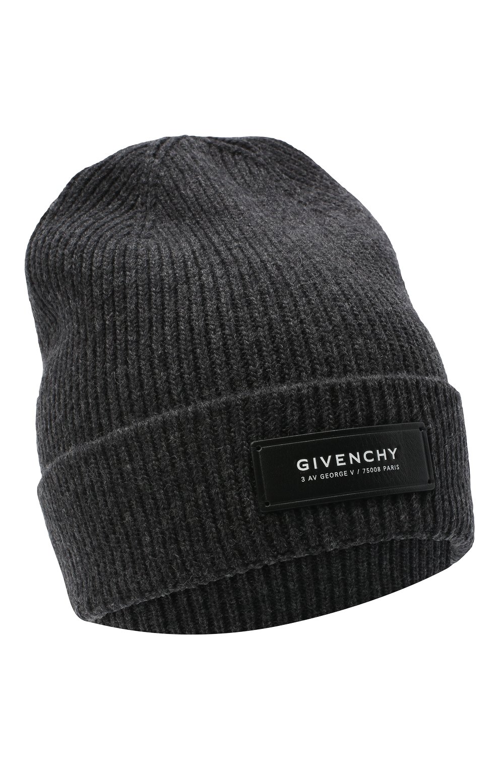 Мужская шапка из шерсти и кашемира GIVENCHY серого цвета, арт. GVCAP1/U1845 | Фото 1