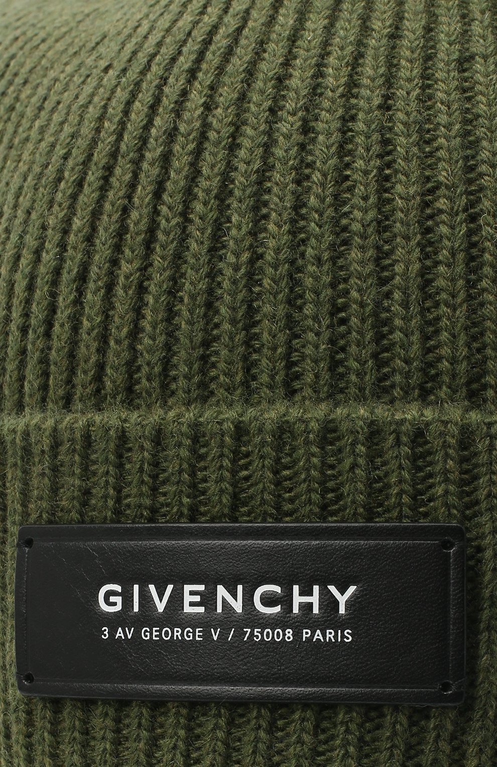 Мужская шапка из шерсти и кашемира GIVENCHY хаки цвета по цене 25100 руб., арт. GVCAP1/U1845 | Фото 3 Мужская шапка из шерсти и кашемира GIVENCHY хаки цвета, арт. GVCAP1/U1845 | Фото 3