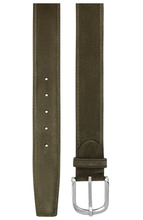 Мужской замшевый ремень BARRETT хаки цвета по цене 13550 руб., арт. 92B565.25/REPELL0 0IL | Фото 2 Мужской замшевый ремень BARRETT хаки цвета, арт. 92B565.25/REPELL0 0IL | Фото 2