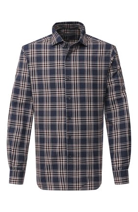 Мужская хлопковая рубашка CORNELIANI синего цвета по цене 19650 руб., арт. 86P156-0801525/00 | Фото 1 Мужская хлопковая рубашка CORNELIANI синего цвета, арт. 86P156-0801525/00 | Фото 1