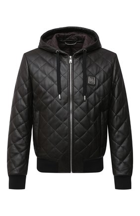 Мужской кожаный бомбер DOLCE & GABBANA коричневого цвета по цене 311000 руб., арт. G9TT2L/HULJA | Фото 1 Мужской кожаный бомбер DOLCE & GABBANA коричневого цвета, арт. G9TT2L/HULJA | Фото 1