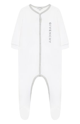 Детский комбинезон с игрушкой GIVENCHY белого цвета по цене 27680 руб., арт. H9K029 | Фото 2 Детский комбинезон с игрушкой GIVENCHY белого цвета, арт. H9K029 | Фото 2