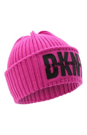 Детского шапка DKNY фуксия цвета по цене 5130 руб., арт. D31262 | Фото 1 Детского шапка DKNY фуксия цвета, арт. D31262 | Фото 1