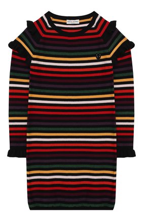 Детское платье из хлопка и шерсти SONIA RYKIEL ENFANT разноцветного цвета по цене 17950 руб., арт. 20W1DR03 | Фото 1 Детское платье из хлопка и шерсти SONIA RYKIEL ENFANT разноцветного цвета, арт. 20W1DR03 | Фото 1