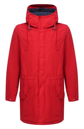 Мужская утепленная парка ASPESI красного цвета, арт. W0 I 0I45 1024 | Фото 1 (Материал утеплителя: Шерсть; Рукава: Длинные; Материал внешний: Синтетический материал; Мужское Кросс-КТ: Верхняя одежда, утепленные куртки; Кросс-КТ: Куртка; Длина (верхняя одежда): До середины бедра)