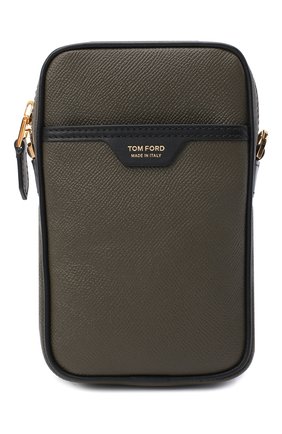Мужская кожаная сумка TOM FORD хаки цвета по цене 97350 руб., арт. H0446T-LCL080 | Фото 1 Мужская кожаная сумка TOM FORD хаки цвета, арт. H0446T-LCL080 | Фото 1
