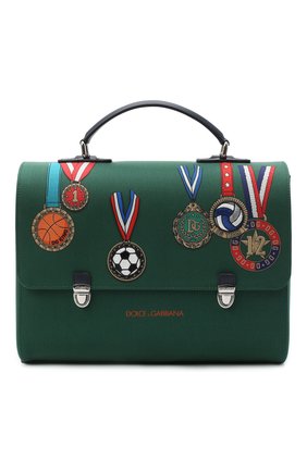 Детская портфель DOLCE & GABBANA зеленого цвета по цене 72700 руб., арт. EM0076/AU926 | Фото 1 Детская портфель DOLCE & GABBANA зеленого цвета, арт. EM0076/AU926 | Фото 1 (Региональные ограничения белый список (Axapta Mercury): RU; Материал: Текстиль; Кросс-КТ: Школьные аксессуары)