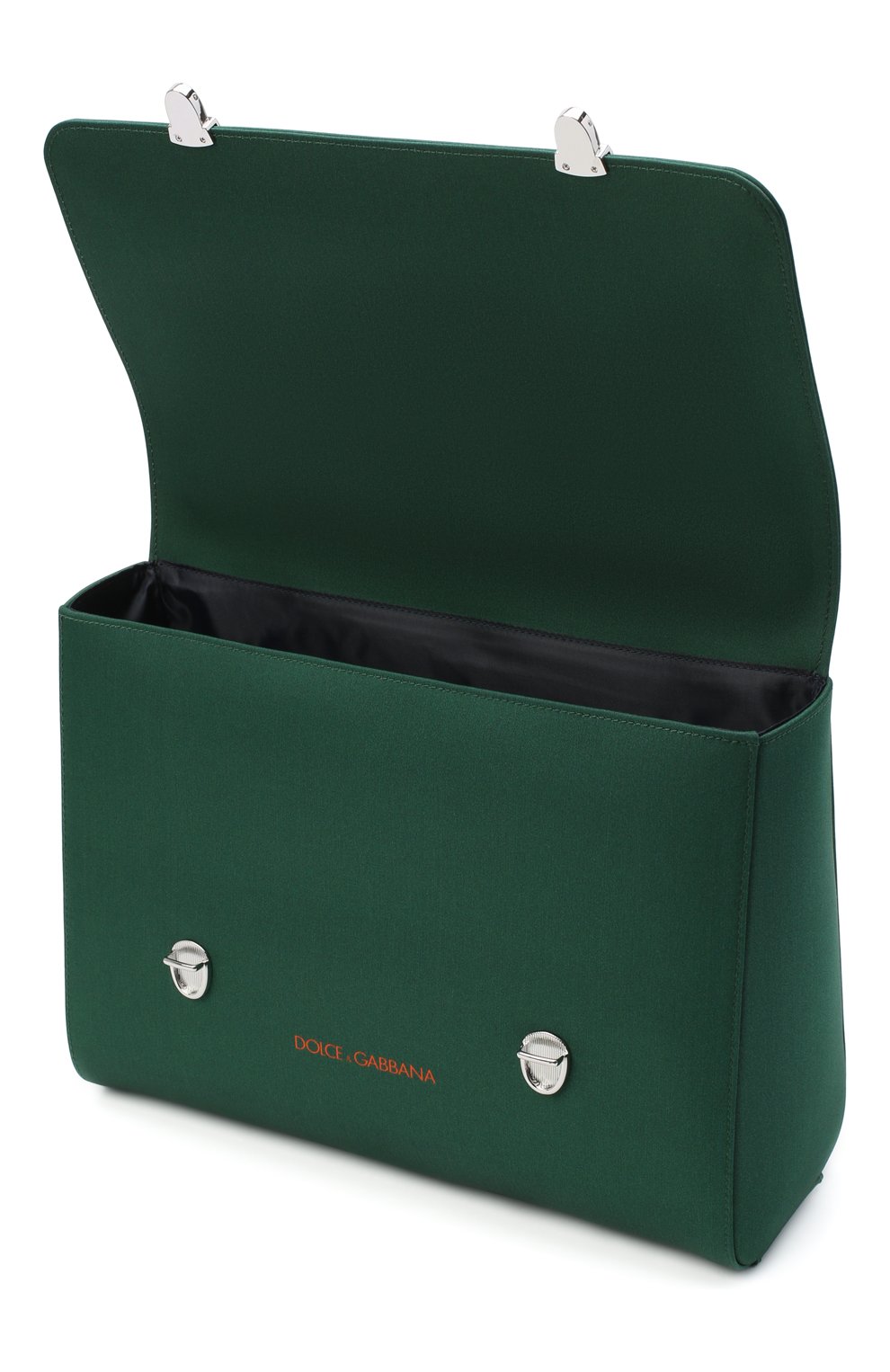 Детская портфель DOLCE & GABBANA зеленого цвета, арт. EM0076/AU926 | Фото 3 (Региональные ограничения белый список (Axapta Mercury): RU; Материал: Текстиль; Кросс-КТ: Школьные аксессуары)