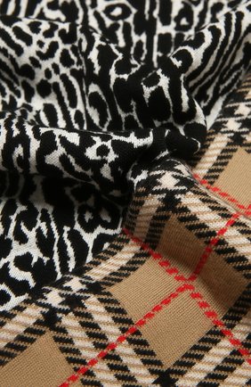 Детский шерстяной шарф BURBERRY разноцветного цвета по цене 24100 руб., арт. 8029169 | Фото 2 Детский шерстяной шарф BURBERRY разноцветного цвета, арт. 8029169 | Фото 2