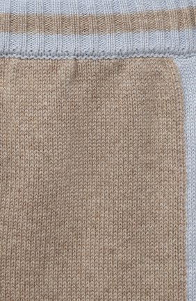 Детские кашемировые брюки FENDI голубого цвета по цене 41100 руб., арт. BUG048/A8LH/3M-9M | Фото 3 Детские кашемировые брюки FENDI голубого цвета, арт. BUG048/A8LH/3M-9M | Фото 3