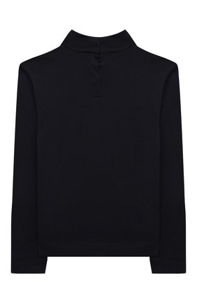 Детская хлопковая водолазка DOLCE & GABBANA темно-синего цвета по цене 14250 руб., арт. L5JTFK/G7WXR/2-6 | Фото 2 Детская хлопковая водолазка DOLCE & GABBANA темно-синего цвета, арт. L5JTFK/G7WXR/2-6 | Фото 2