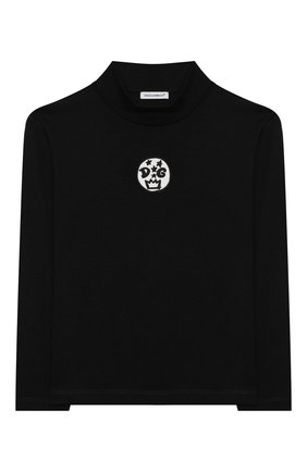 Детская водолазка DOLCE & GABBANA черного цвета по цене 12550 руб., арт. L4JTAM/G7XIS/2-6 | Фото 1 Детская водолазка DOLCE & GABBANA черного цвета, арт. L4JTAM/G7XIS/2-6 | Фото 1