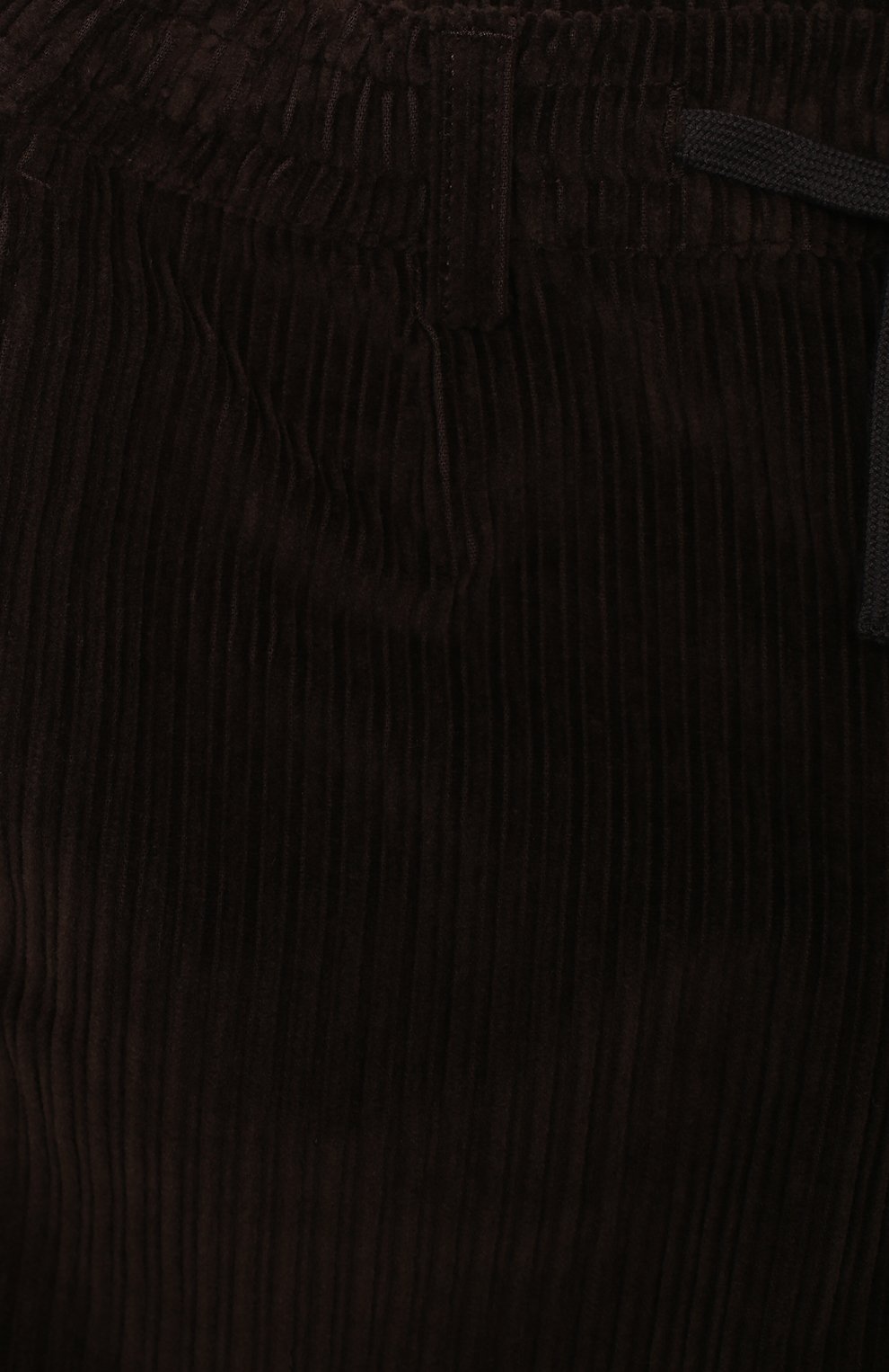 Детские хлопковые брюки DOLCE & GABBANA темно-коричневого цвета, арт. L43P32/G7XJW/8-14 | Фото 3 (Случай: Повседневный; Региональные ограничения белый список (Axapta Mercury): RU; Материал внешний: Хлопок; Мальчики Кросс-КТ: Брюки-одежда; Ростовка одежда: 10 - 11 лет | 140 - 146см, 12 лет | 152 см, 8 лет | 128 см)