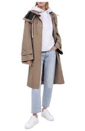 Женский хлопковое худи ALEXANDERWANG.T серого цвета по цене 22000 руб., арт. 4CC1202025 | Фото 2 Женский хлопковое худи ALEXANDERWANG.T серого цвета, арт. 4CC1202025 | Фото 2