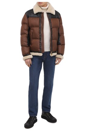Мужские кожаные ботинки DOLCE & GABBANA черного цвета по цене 71500 руб., арт. A20129/A3444 | Фото 2 Мужские кожаные ботинки DOLCE & GABBANA черного цвета, арт. A20129/A3444 | Фото 2