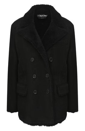 Женская дубленка TOM FORD черного цвета по цене 366500 руб., арт. CSF620-FUX124 | Фото 1 Женская дубленка TOM FORD черного цвета, арт. CSF620-FUX124 | Фото 1