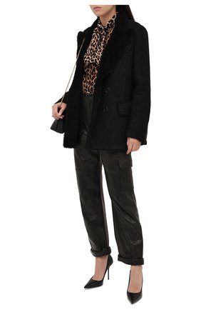 Женская дубленка TOM FORD черного цвета по цене 366500 руб., арт. CSF620-FUX124 | Фото 2 Женская дубленка TOM FORD черного цвета, арт. CSF620-FUX124 | Фото 2